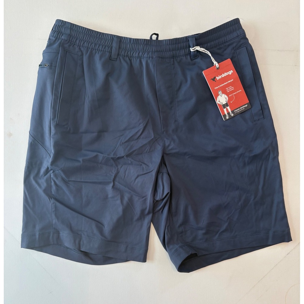 NWT Men's Birddog 9" Navy Shorts Size Large